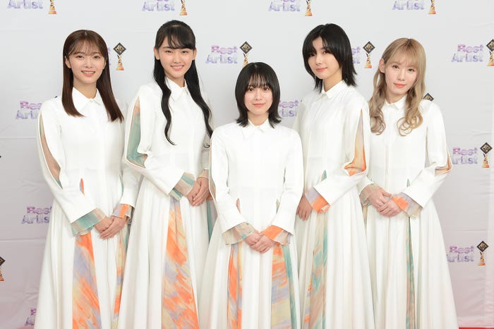 櫻坂46(左から)田村保乃、山崎天、森田ひかる、藤吉夏鈴、小池美波(C)日本テレビ
