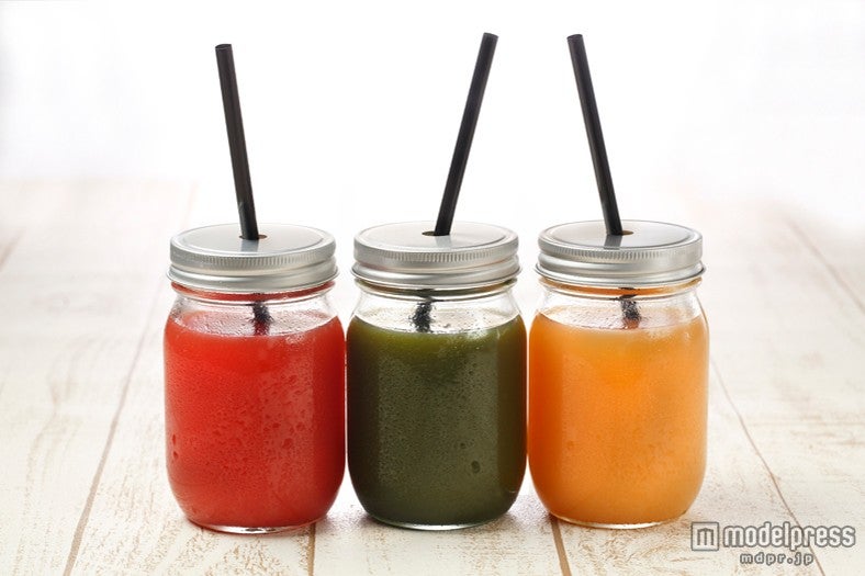 3種のフレッシュジュース各680円／画像提供：アイランドヴィンテージコーヒージャパン