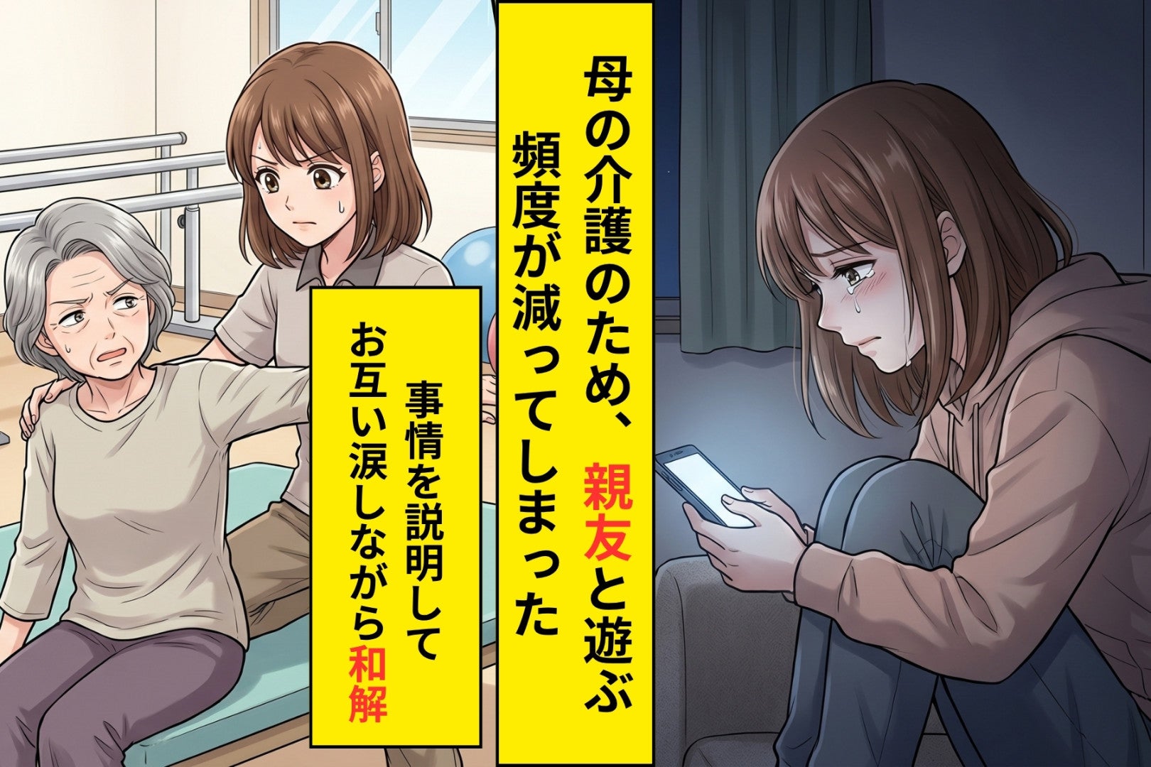 「あんた最近付き合い悪くない？」としつこい友人→断り続けた"本当の理由"を話した夜