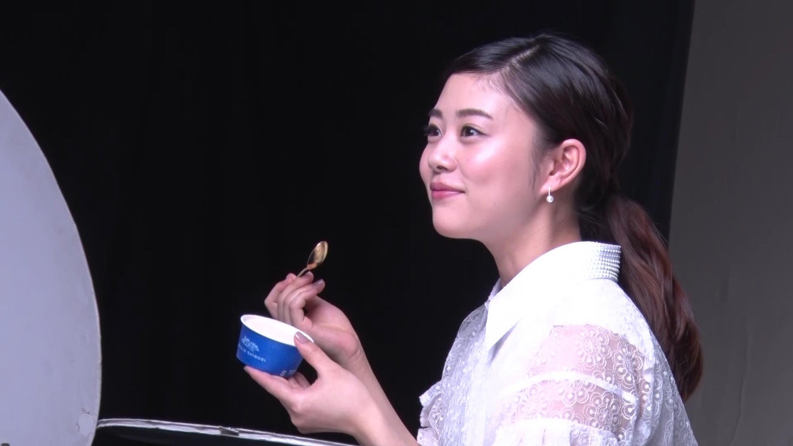 高畑充希／新CM「新鮮アイス」篇メイキングより