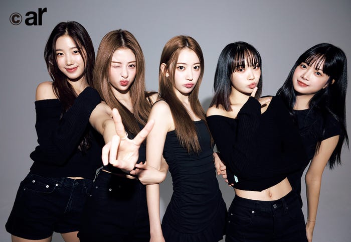 LE SSERAFIM(画像提供:主婦と生活社)