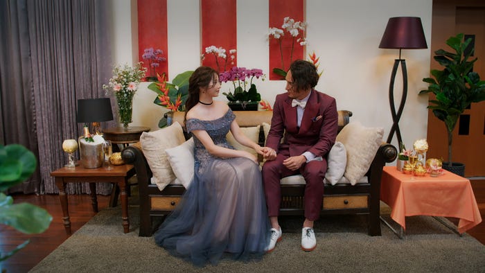 尾崎美紀、佐藤マクファーレン優樹「バチェロレッテ・ジャパン」シーズン2エピソード6(C) 2022 Warner Bros. International Television Production Limited