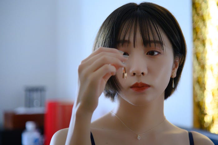 能條愛未「私が獣になった夜~名前のない関係~」(C)AbemaTV, Inc.