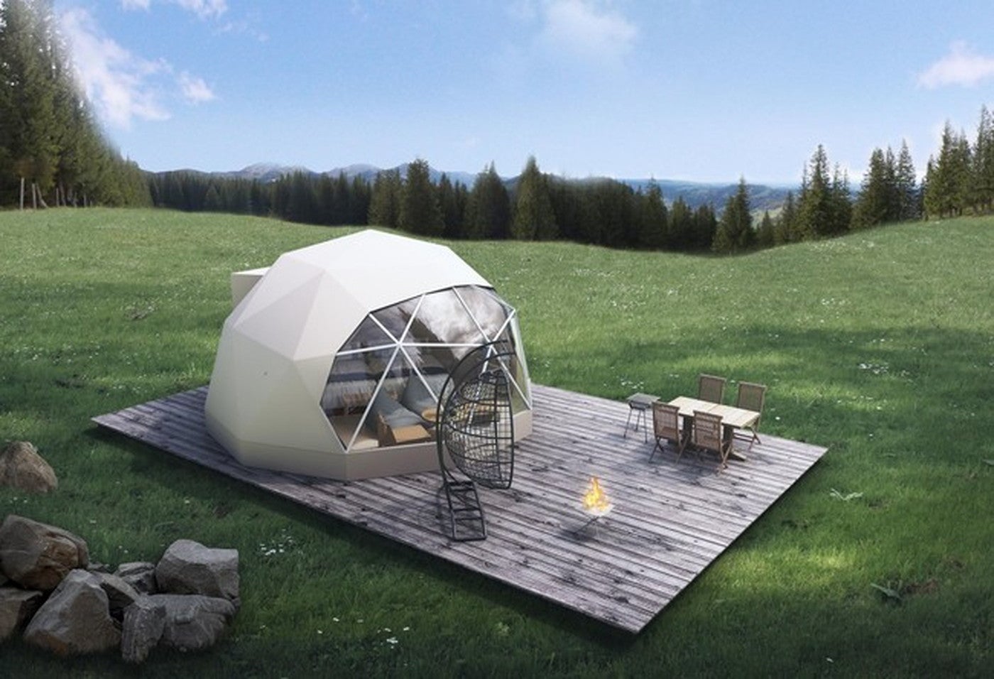 Dot Glamping赤穂／画像提供：Dot Homes