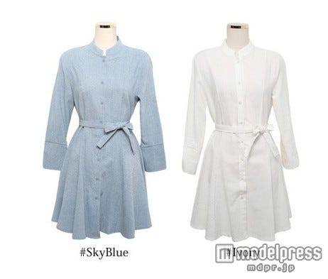 フレアシャツワンピース「KawaiCat」8,590円(税込)