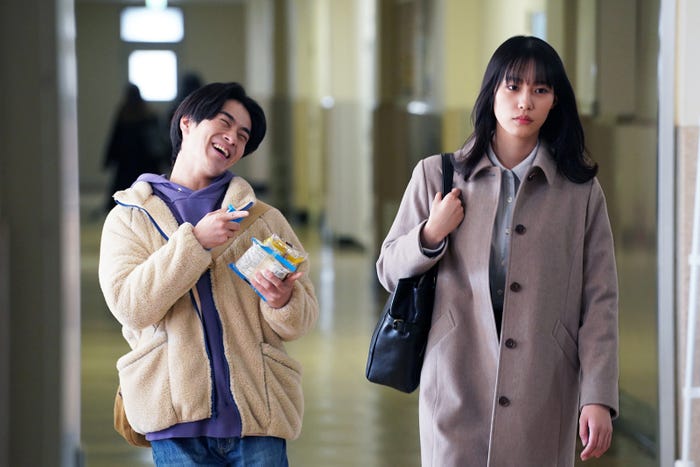 前田旺志郎、南沙良 「女神の教室~リーガル青春白書~」第5話より(C)フジテレビ