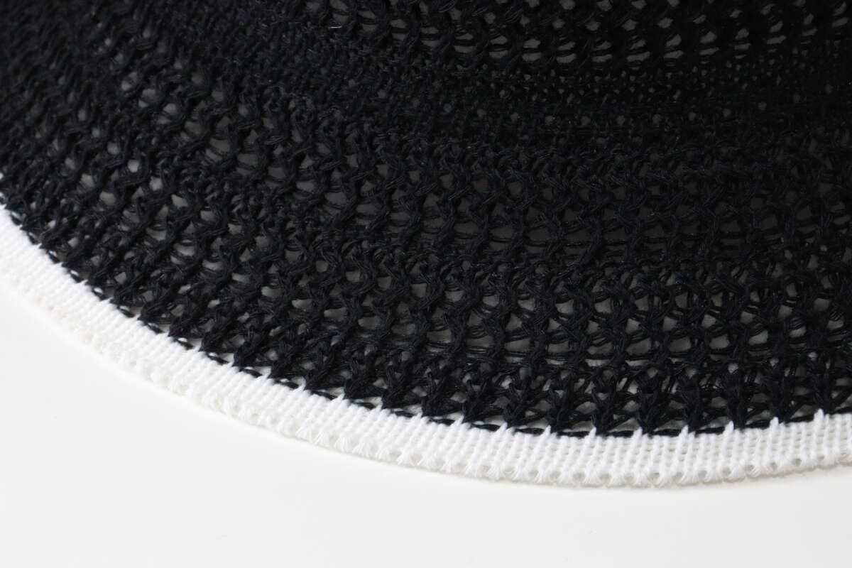 ダイソー ストローハット バイカラー ダイソーのストローハットのバイカラー