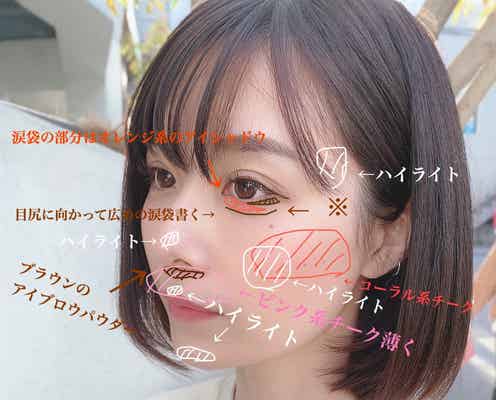 有村藍里、“人中短縮メイク”解説が話題「参考になる」「真似したい」の声