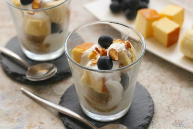 カルディ「しっとりチーズケーキ」のアレンジ