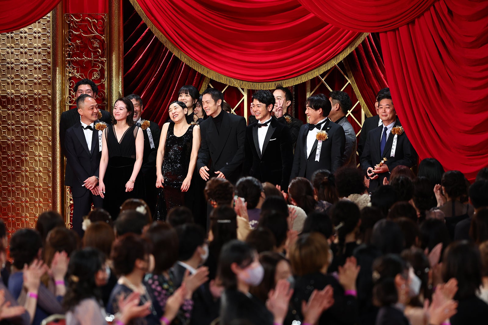 妻夫木聡ら（写真提供：東京写真記者協会）