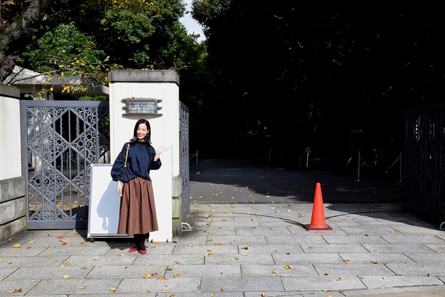 レストラン デュ パルク 入口