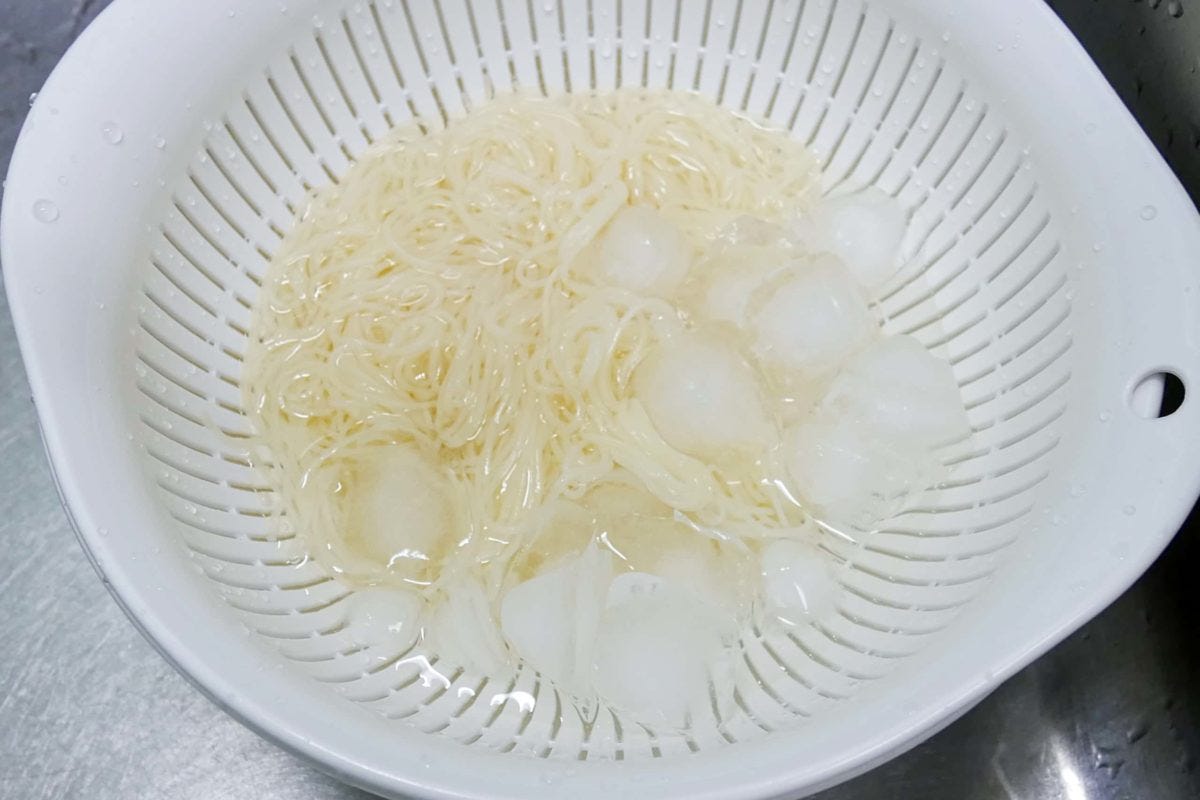 冷やし黄金そうめん