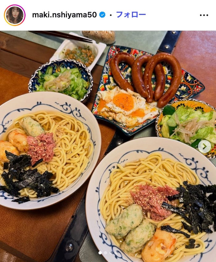 西山茉希Instagramより