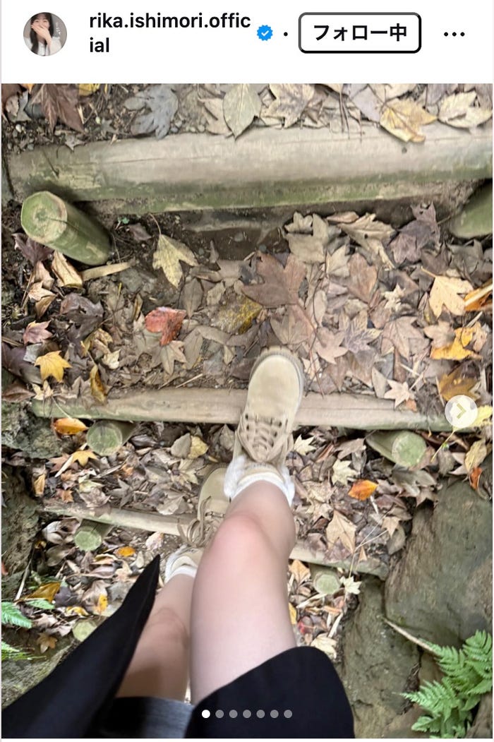 石森璃花Instagramより