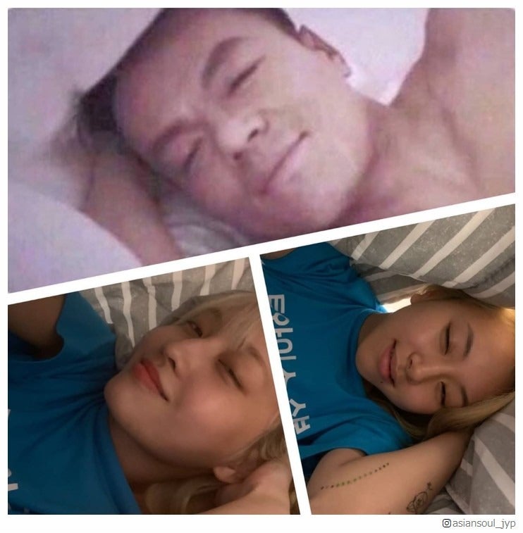 TWICEモモ＆チェヨン、J.Y. Park氏の“彼氏感写真”再現　本人の反応は？