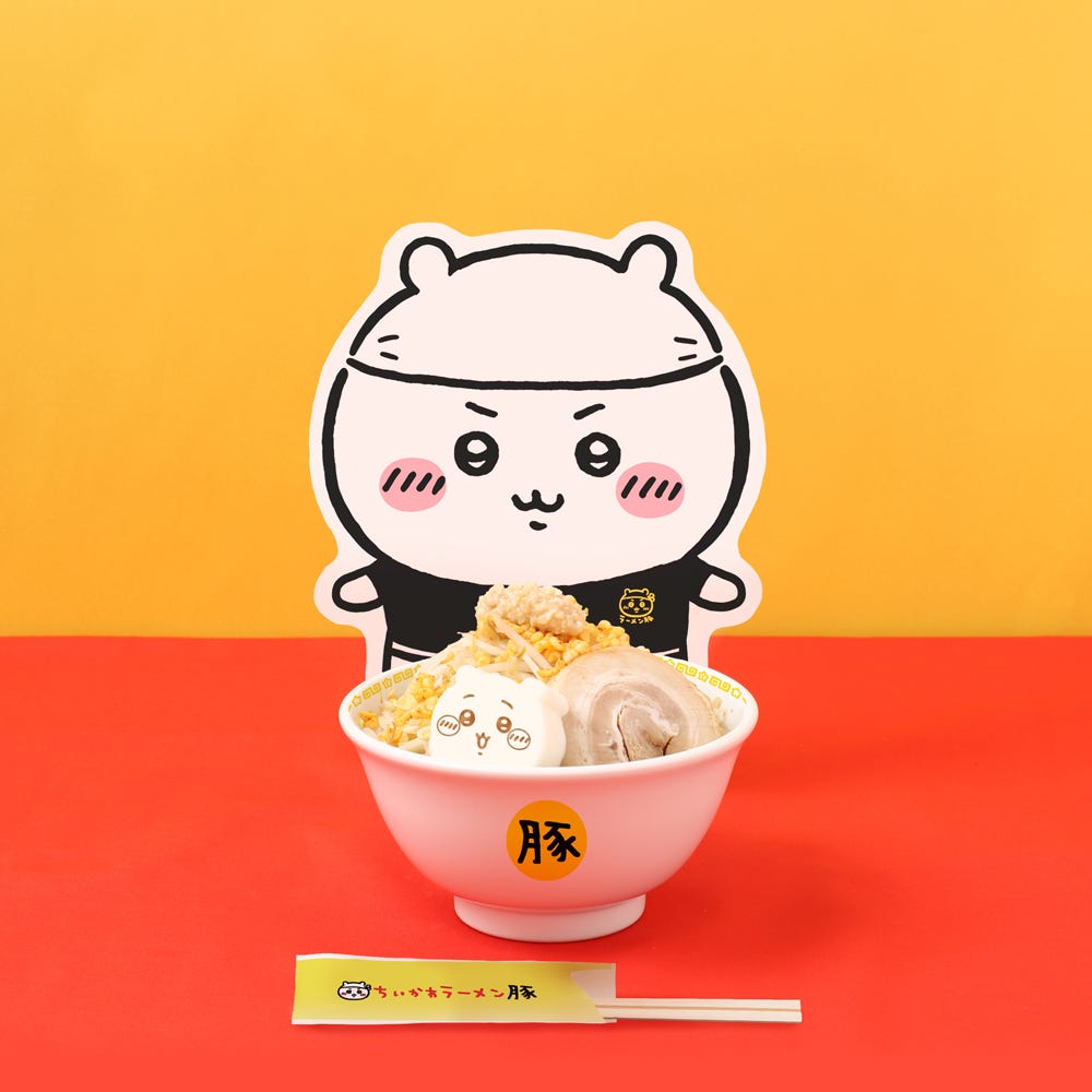 ちいかわのラーメン屋「ちいかわラーメン豚」初の香港開催 オリジナルメニュー&グッズも登場