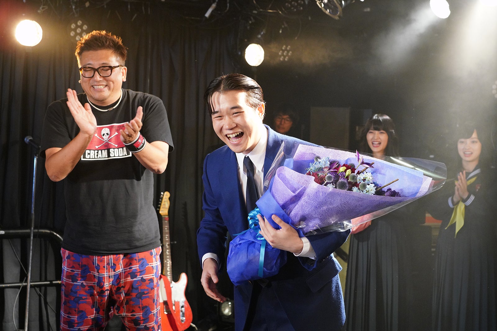 福田雄一監督、矢本悠馬（C）日本テレビ