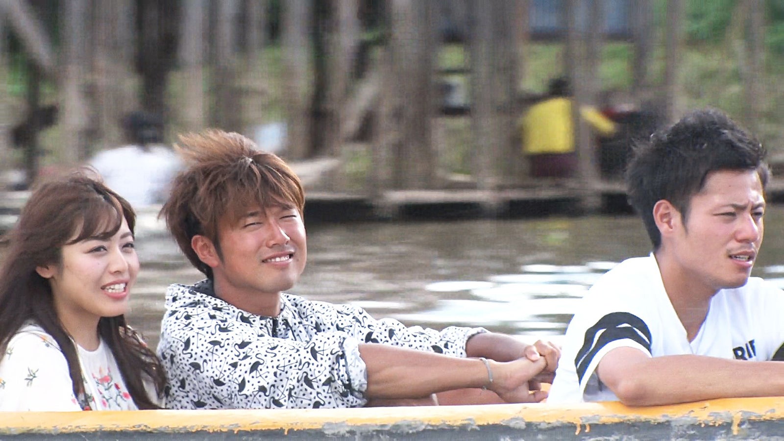 ゆめちん、ハト胸、ウェディング／「あいのり：Asian Journey」第5話より（C）フジテレビ