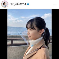 森七菜に似てる!? 人気モデル・莉子の横顔ショットに「きゅんです」「可愛すぎ」の声