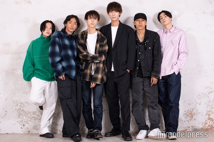 「ミスター青山」ファイナリスト/左から高野笙太朗さん、斎藤颯汰さん、上野慎太さん、山根亮さん、ラシェディ学斗さん、金田将浩さん(C)モデルプレス