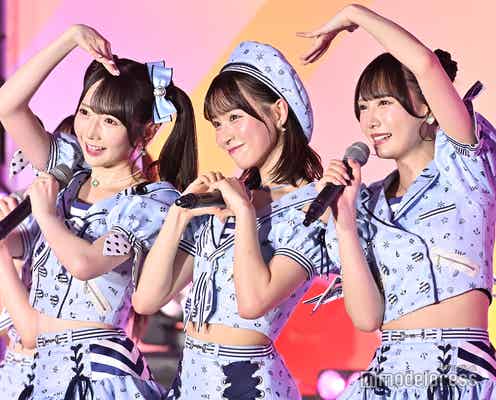 ≠ME、マリン風衣装で夏らしさ満載 デビュー曲「≠ME」で締めくくる【TIF2025】