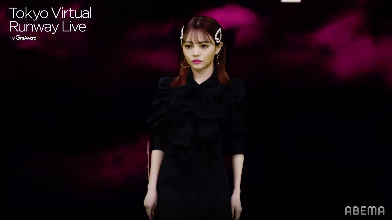 吉木千沙都（C）Tokyo Virtual Runway Live by GirlsAward （C）AbemaTV, Inc.