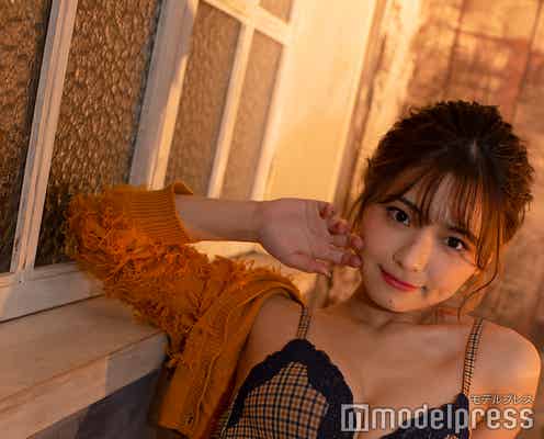 “下乳天使”片岡沙耶、極上バストラインをキープする毎日のケア・美肌の秘訣に迫る<モデルプレスインタビュー>