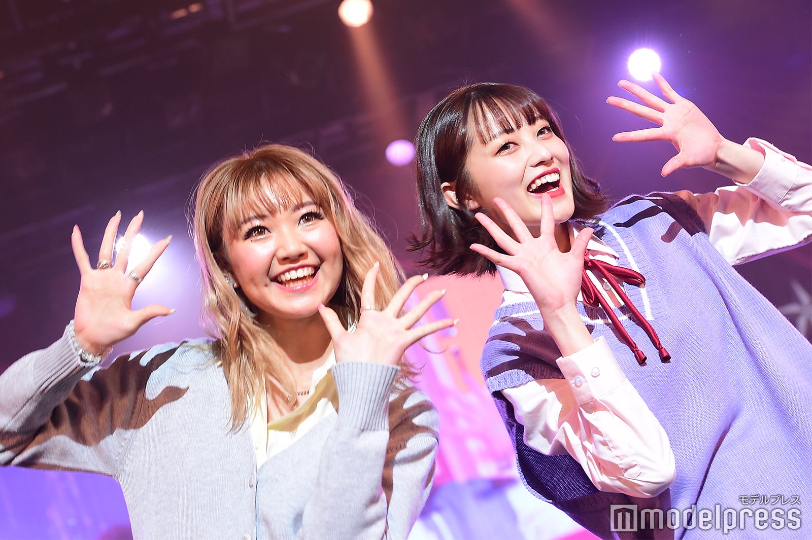 中村りおん （りぃたむ）、福山絢水（あやみん） （C）モデルプレス