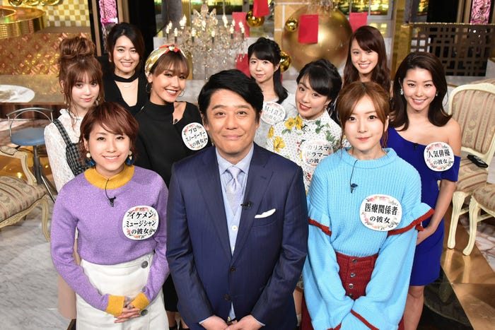 (前列左から)IMALU、坂上忍、須藤凜々花(写真提供:日本テレビ)