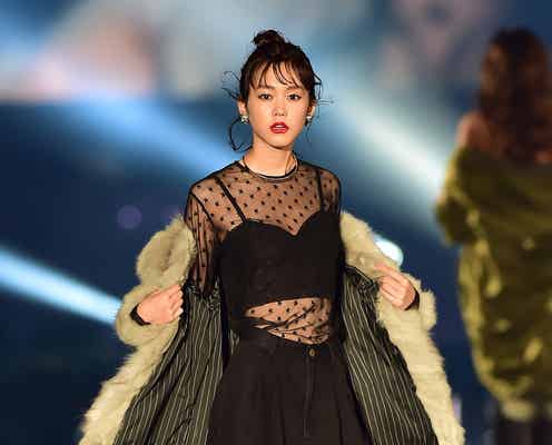 桐谷美玲、お腹チラ見せ透けコーデでSEXYオーラ ファッションショーのトリ飾る<TGC北九州2016>