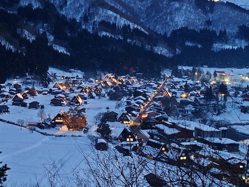 【岐阜】白川郷・合掌造りの街並み(2025年1月撮影)