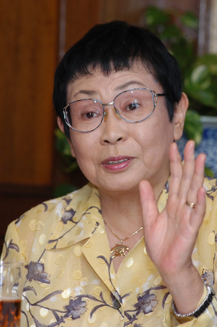 橋田壽賀子(提供写真)