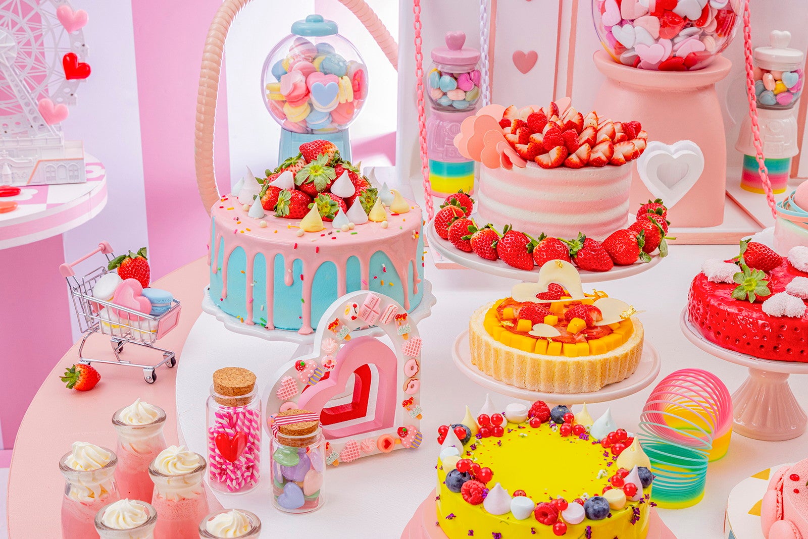 「ストロベリー・ハートファクトリー」いちごスイーツビュッフェ／提供画像