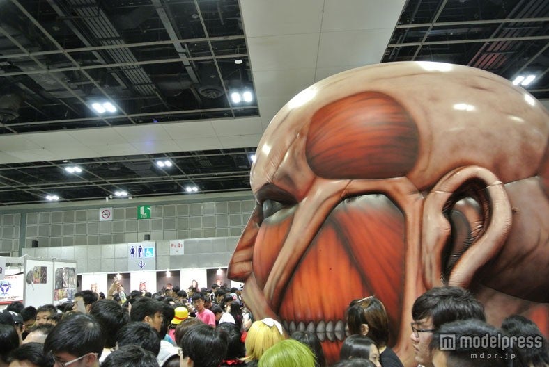 存在感を放った「進撃の巨人」ブース