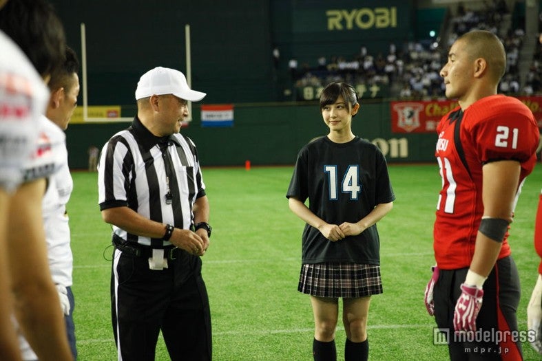 コイントスを担当した斎藤ちはる