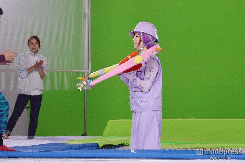 笑顔で撮影を終える／きゃりーぱみゅぱみゅ