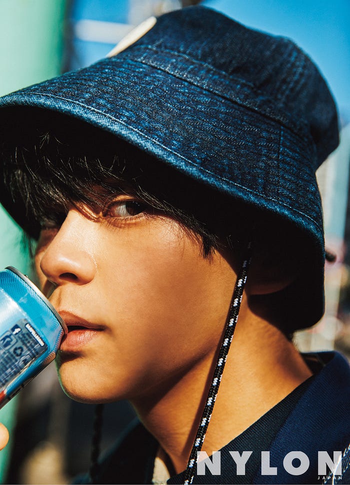 眞栄田郷敦/「NYLON JAPAN」2019年4月号より(C)カエルム