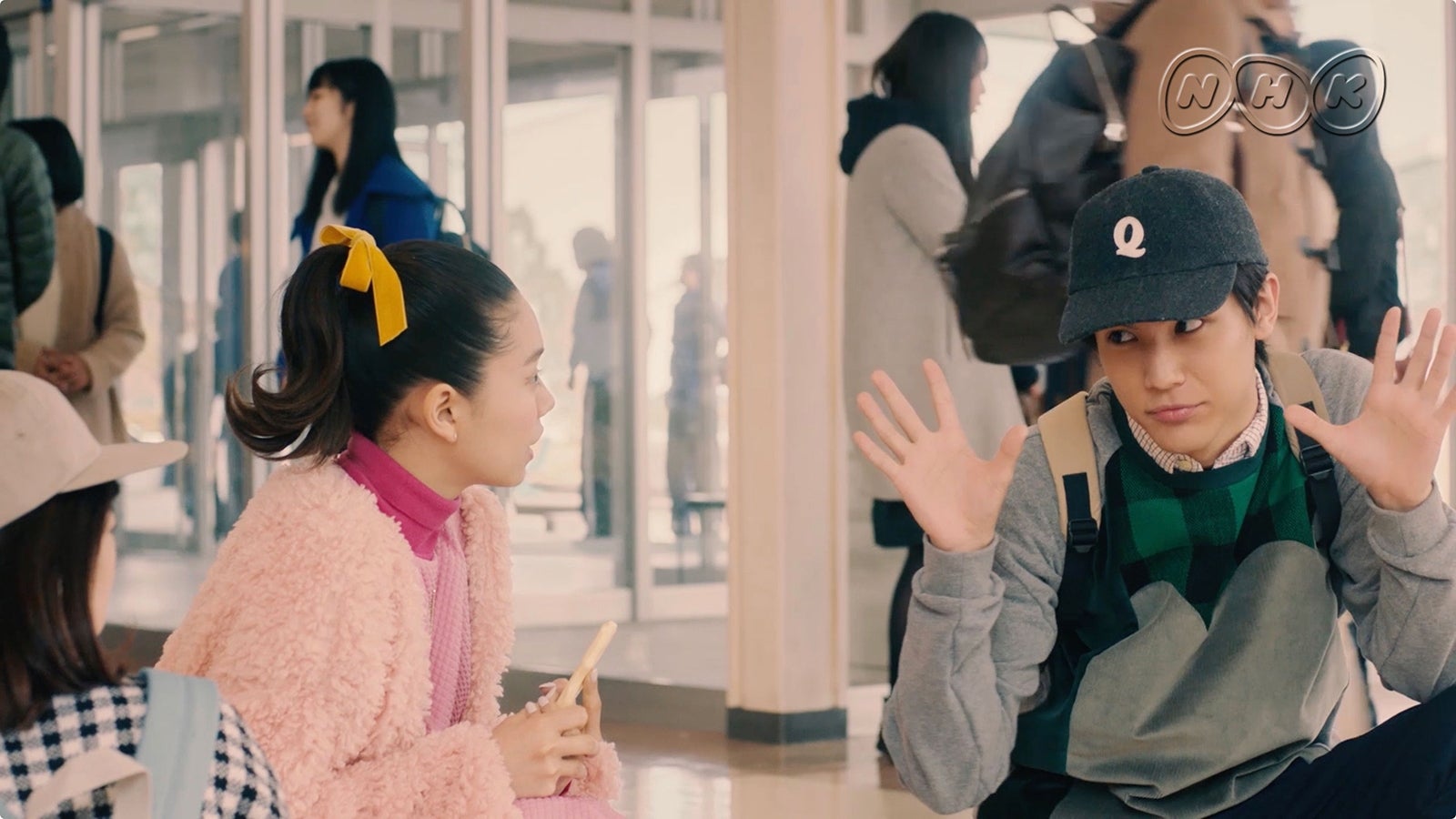 「もしもドラマ　がんこちゃんは大学生」より（YouTube動画よりキャプチャ）