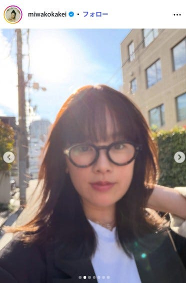 筧美和子Instagramより