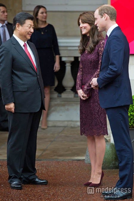 習近平国家主席と英ウィリアム王子夫妻。WENN.com／Zeta Image【モデルプレス】
