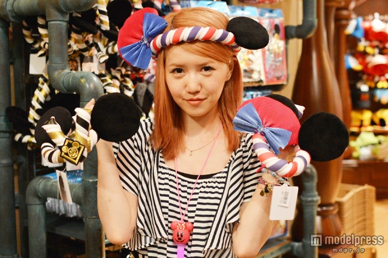 ディズニー夏祭り／ねじりはちまき（TDL)／モデル：河西里音