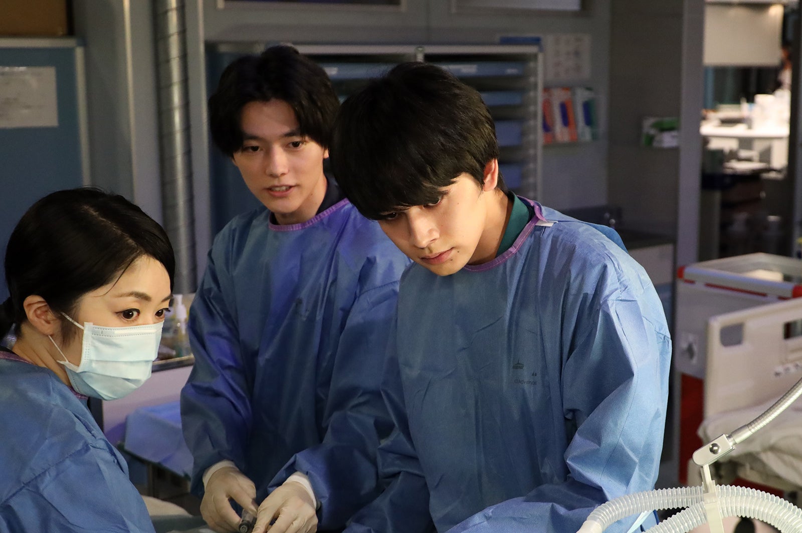 櫻井海音、一ノ瀬颯「ナイト・ドクター」最終話より（C）フジテレビ