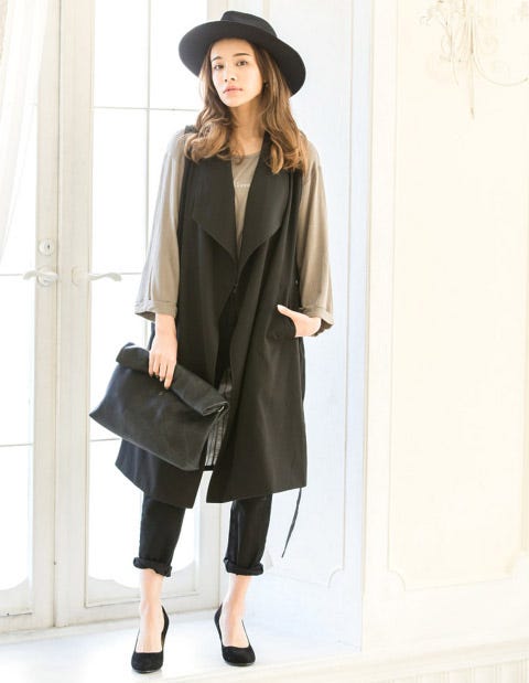 ノースリーブトレンチコート「Re:EDIT by GALSTAR」5,298円(税込)/画像提供:Re:EDIT by GALSTAR