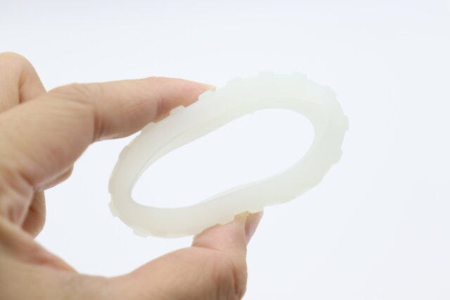 シリコーンキャスターカバー（蓄光、8個）　素材感