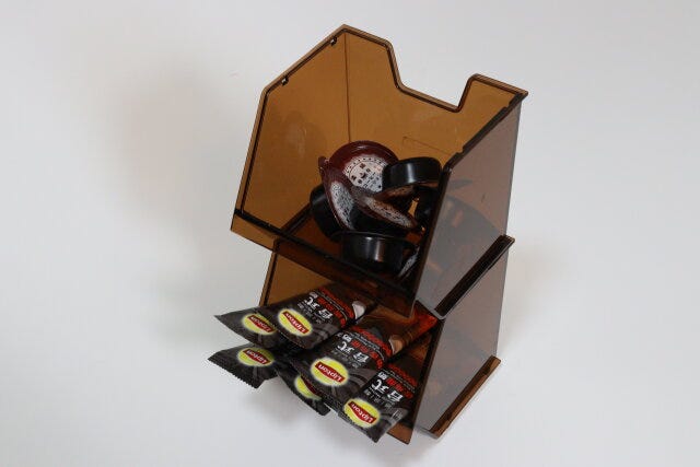 アメニティーラック（アンバー）　収納例