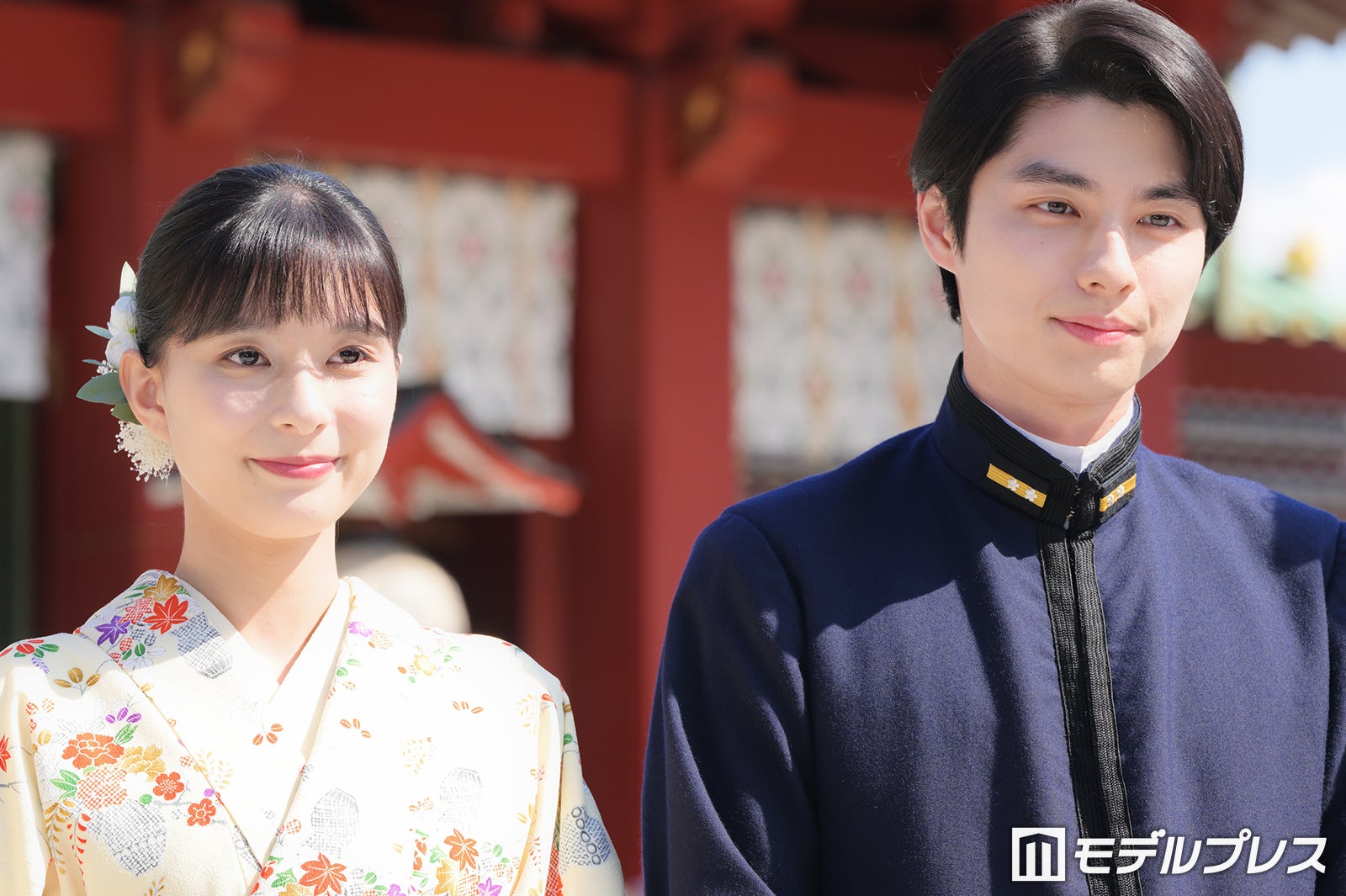 芳根京子、着物姿で神社に登場「瀧昌様のなつ美への愛がすごい」本田響矢との夫婦うぶキュンシーン告白【波うららかに、めおと日和】