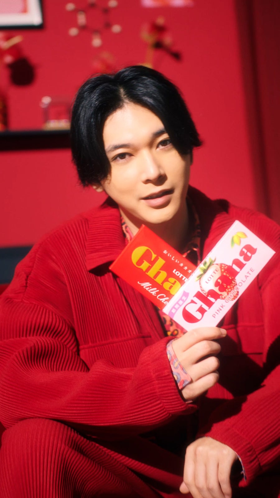 吉沢亮／新WEB動画「ハートぶち抜きチャレンジ」篇より（提供写真）