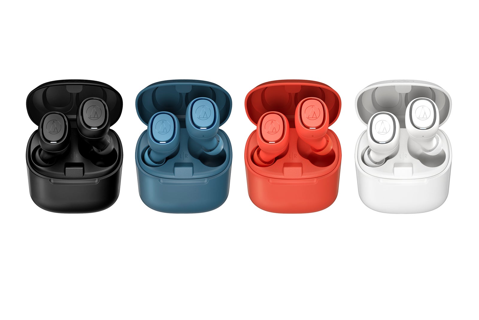 （左から）BK／ブラック、BL／ブルー、RD／レッド、WH／ホワイト（提供写真）