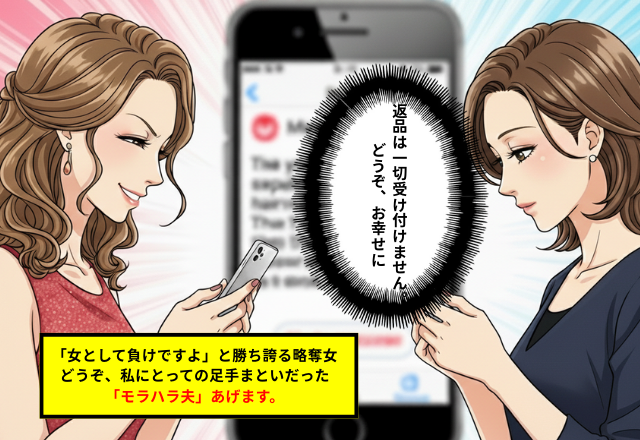 「便利」と見下す浮気相手へ…モラハラ夫を笑顔で譲り渡した妻の冷静な決断