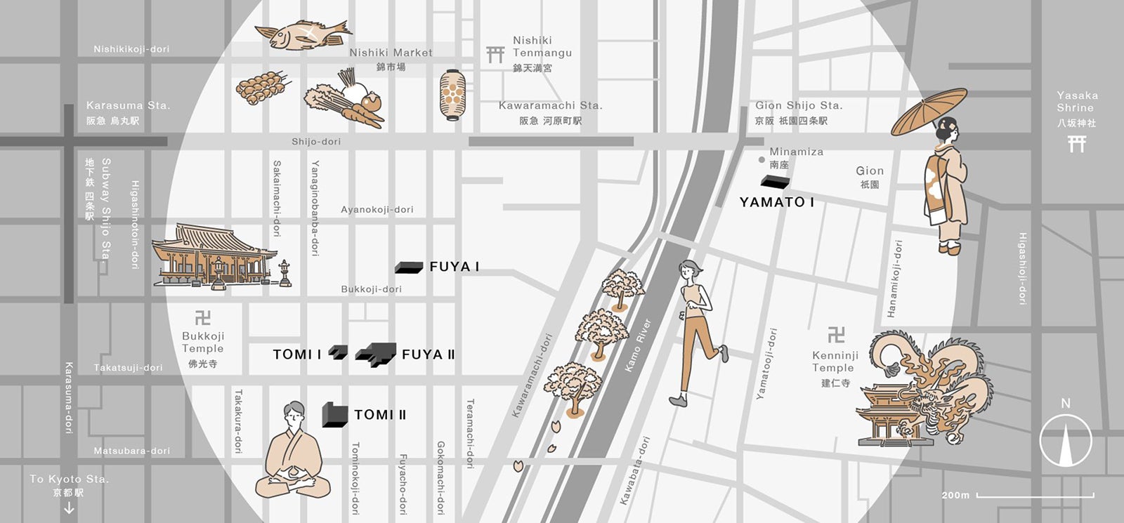 施設マップ／画像提供：アンゴホテルズ